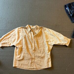 Elegant Beige Button Down Shirt